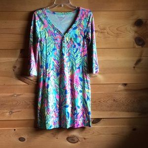 Lilly Pulitzer Dress with Tropical Pattern
